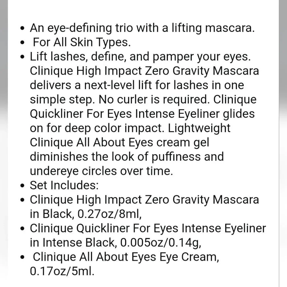 Clinique‎ Give Eyes A Lift Kit
